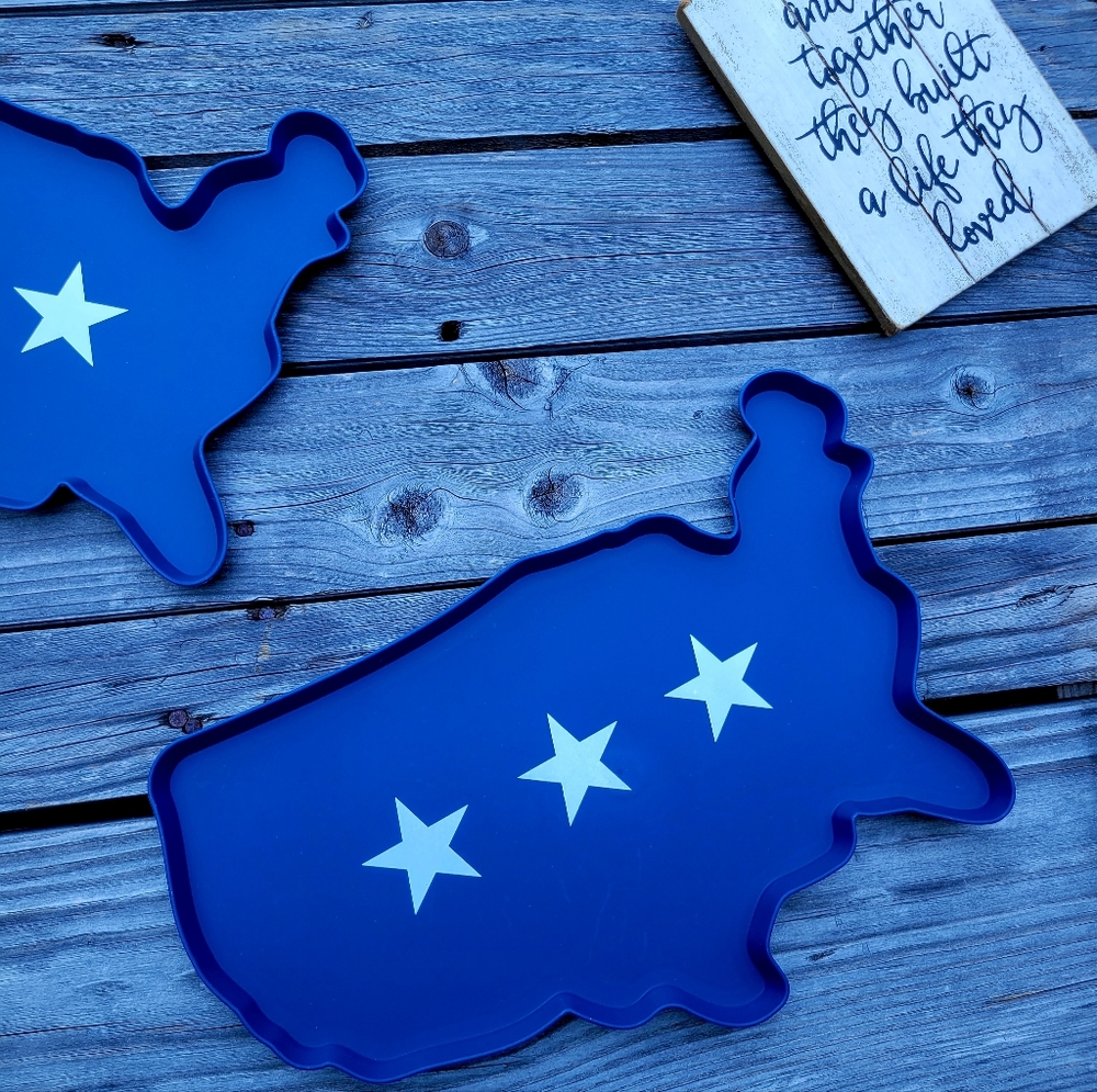 Target  Patriotic Map Trays